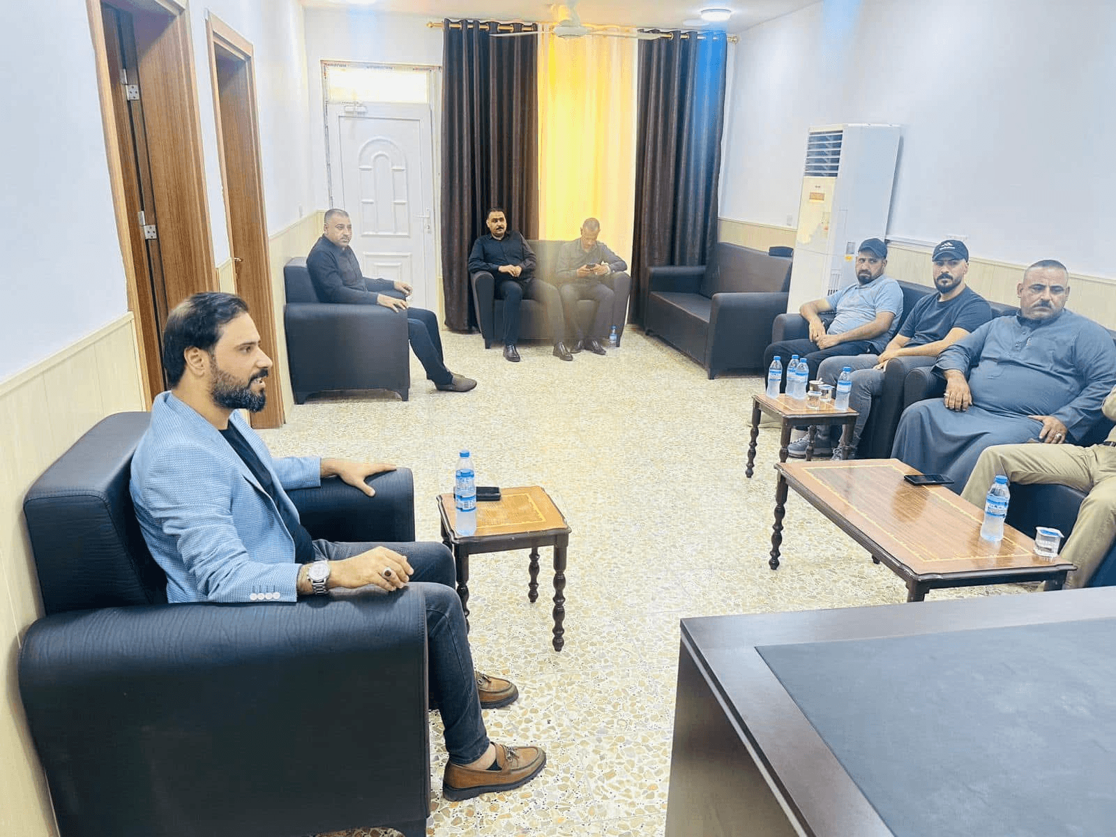 Visit to Anbar community police director