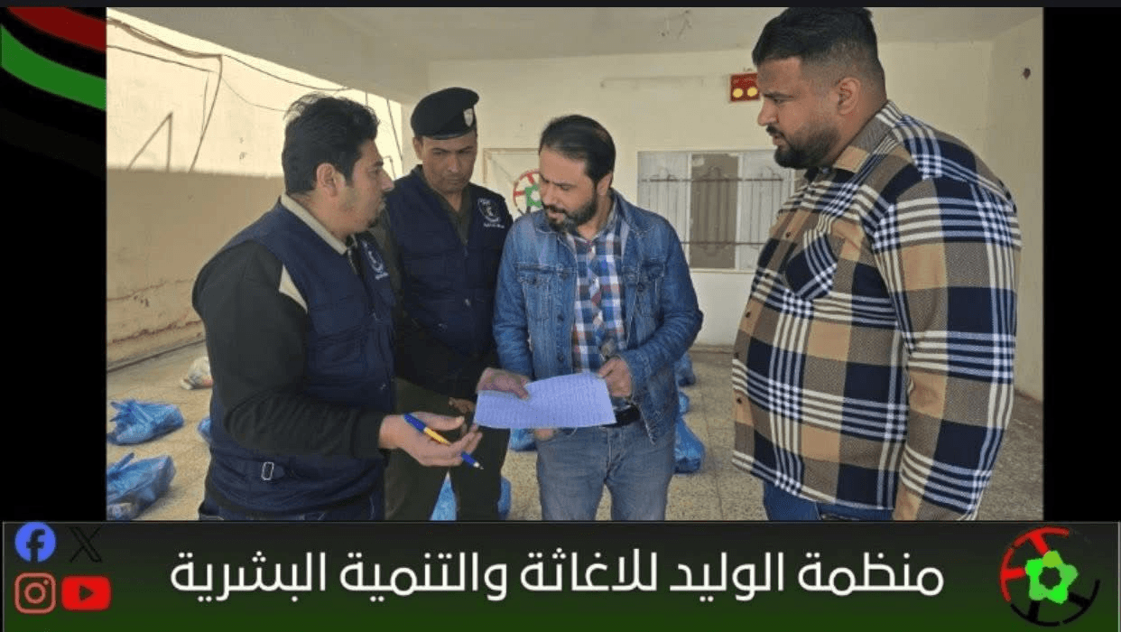 Food aid distribution to needy families